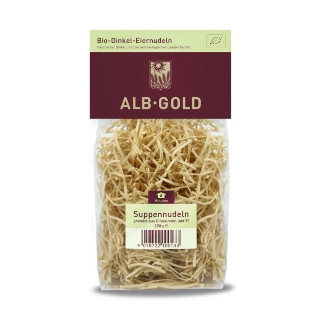 Makaron Orkiszowy Jajeczny ALB GOLD 250g Biozdrowy