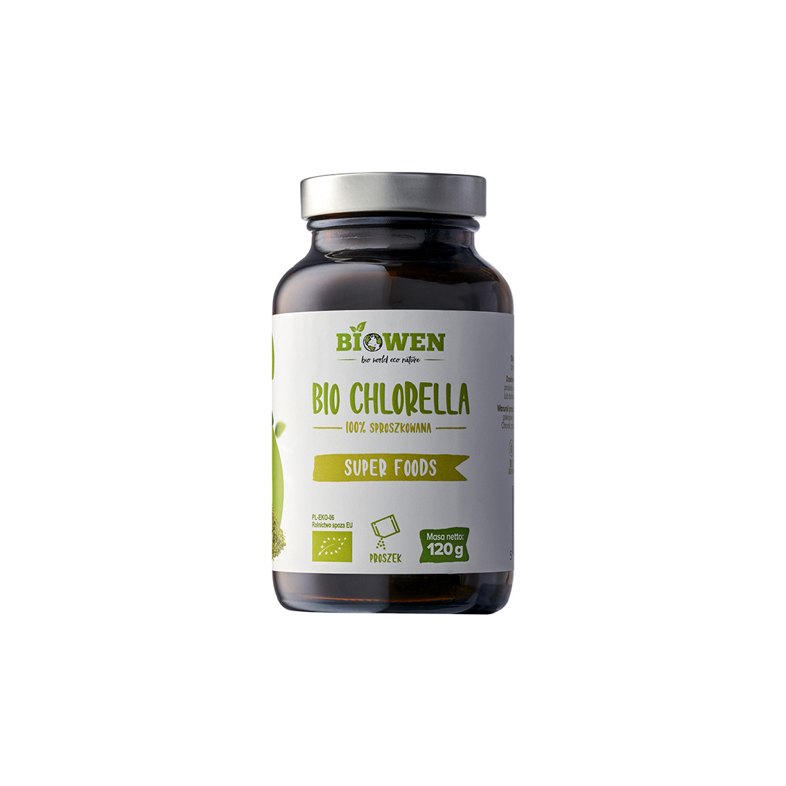 BIO Chlorella W Proszku Biowen 120 G Biozdrowy