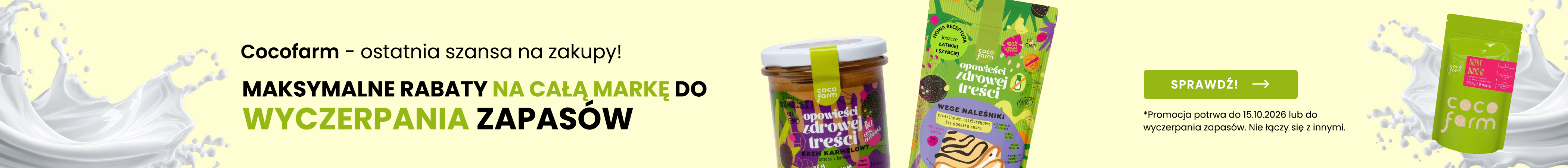 Maksymalne rabaty na całą markę Coco Farm!