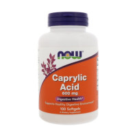 Kwas Kaprylowy NOW FOODS 600mg 100 kaps