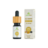 Olej konopny 1% - kurkuma+piperyna - 10ml - HempKing