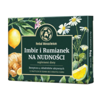 Imbir + rumianek Herbal Monasterium 12 tabl.