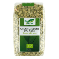 Groch zielony połówki Bio Planet 500g BIO