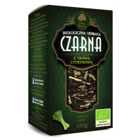 EKO Herbata czarna z trawą cytrynową Dary Natury 100 g