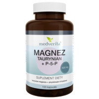 Taurynian magnezu + P-5-P Medverita 100 kaps
