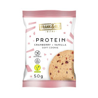 Ciasteczko proteinowe żurawina-wanilia bezglutenowe 50 g Frank&Oli