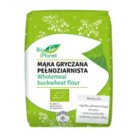 Mąka gryczana Bio Planet pełnoziarnista 1kg