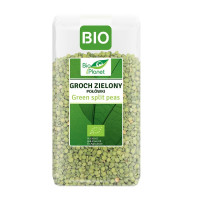 Groch zielony połówki Bio Planet 500g BIO