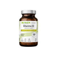 Witamina D3 z lanoliny Biowen - 120 kapsułek