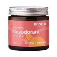 Naturalny dezodorant w kremie – grejpfrut i pomarańcza - Biowen- 65 g