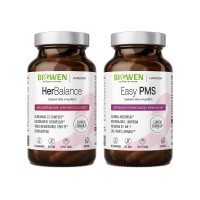 Biowen Duet dla Kobiety: Easy PMS + HerBalance