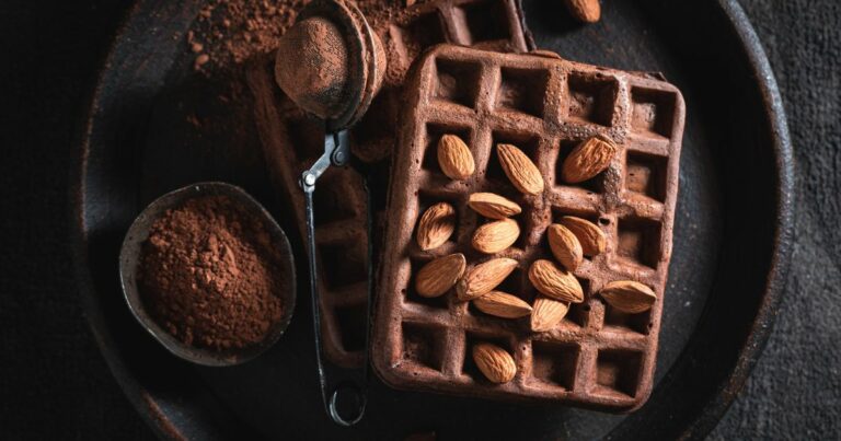 Przepis na kakaowe zdrowe gofry - obrazek wyróżniająćy