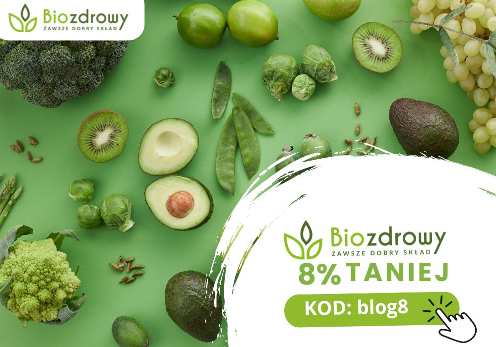biozdrowy - kod rabatowy blog - owoce zielone - baner