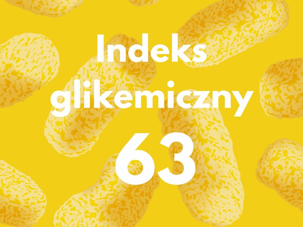 chrupki kukurydziane indeks glikemiczny - grafika informująca jaki indeks glikemiczny mają chrupki kukurydziane