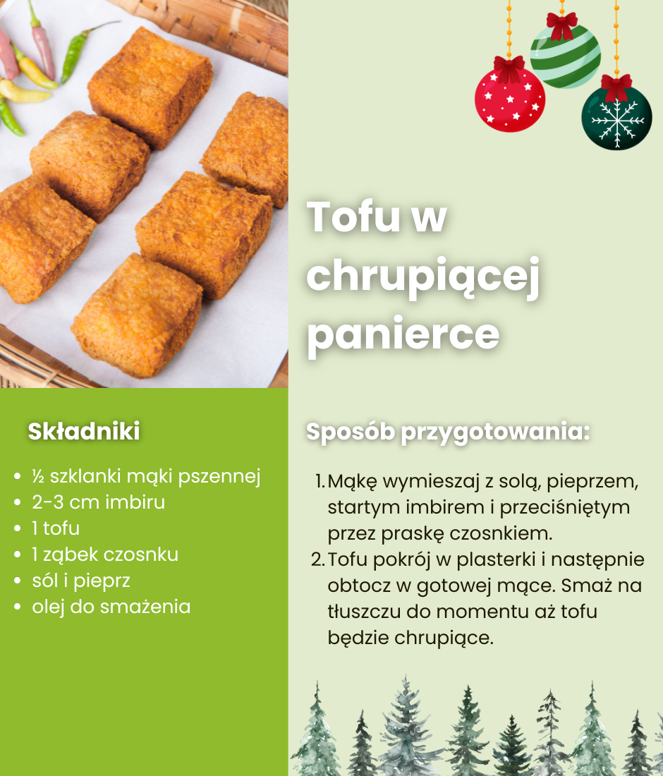 Tofu w chrupiącej panierce - infografika