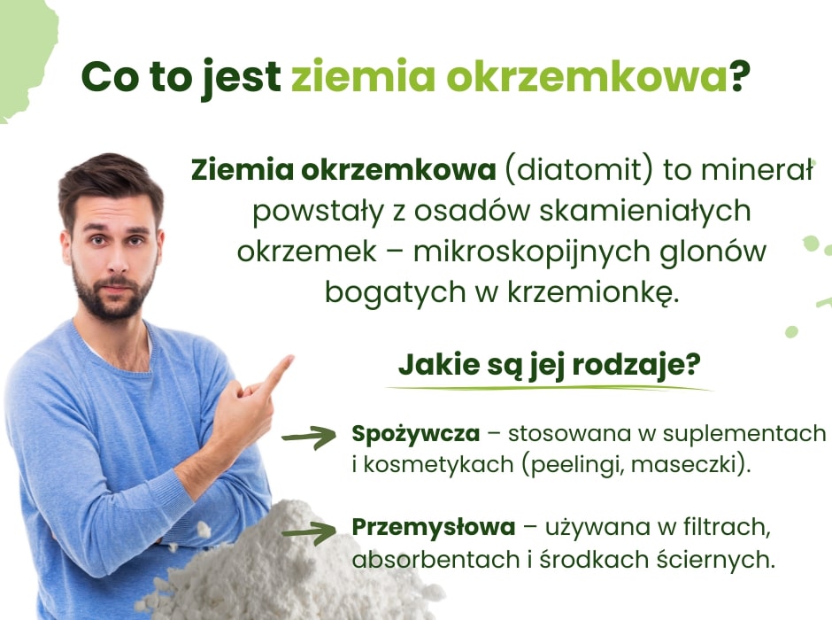 Co to jest ziemia okrzemkowa - infografika
