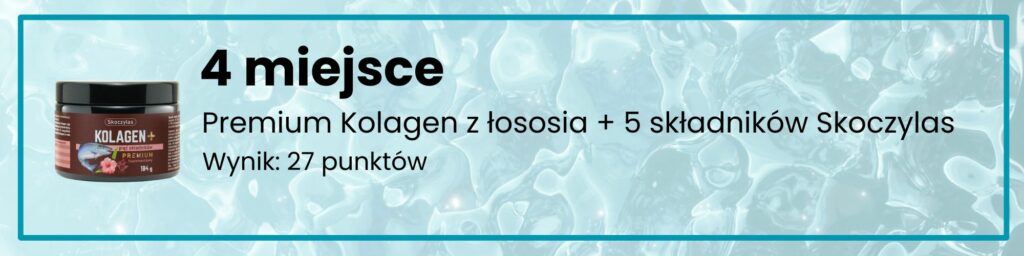 Premium Kolagen z łososia + 5 składników Skoczylas 4 miejsce w rankingu
