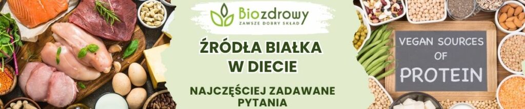 Źródła białka w diecie FAQ - obrazek poglądowy