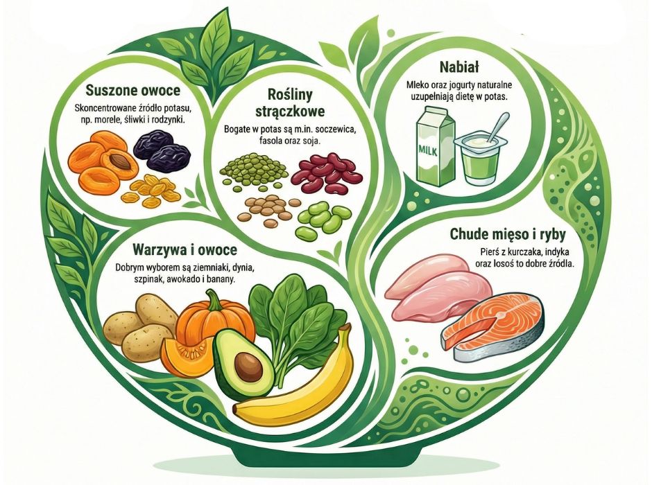 Potas źródła - infografika