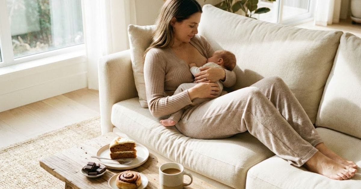 Czy można jeść słodycze karmiąc piersią? - obrazek wyróżniający