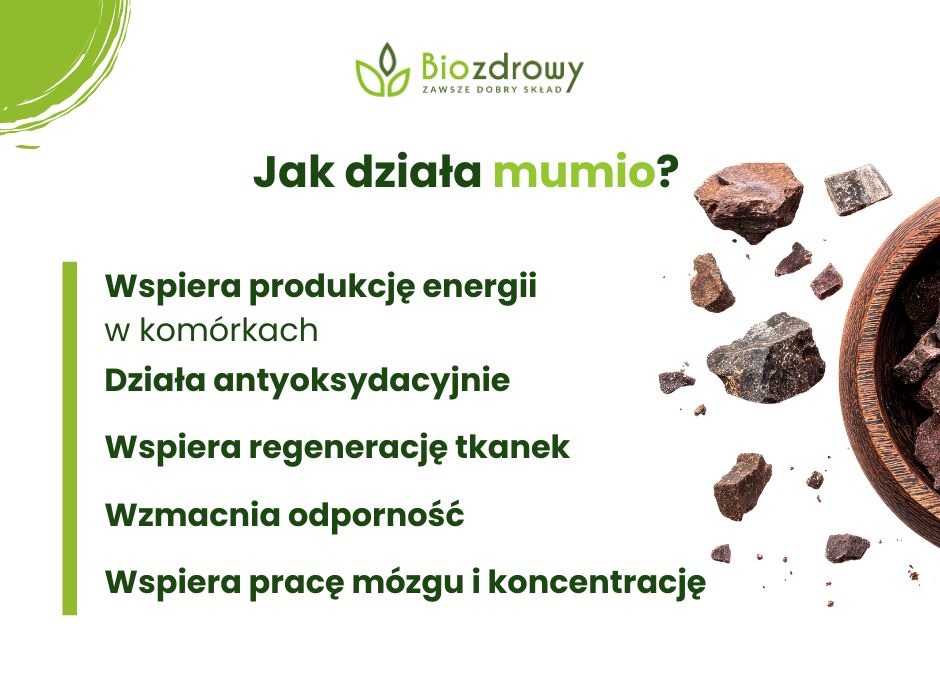 Jak działa mumio - infografika