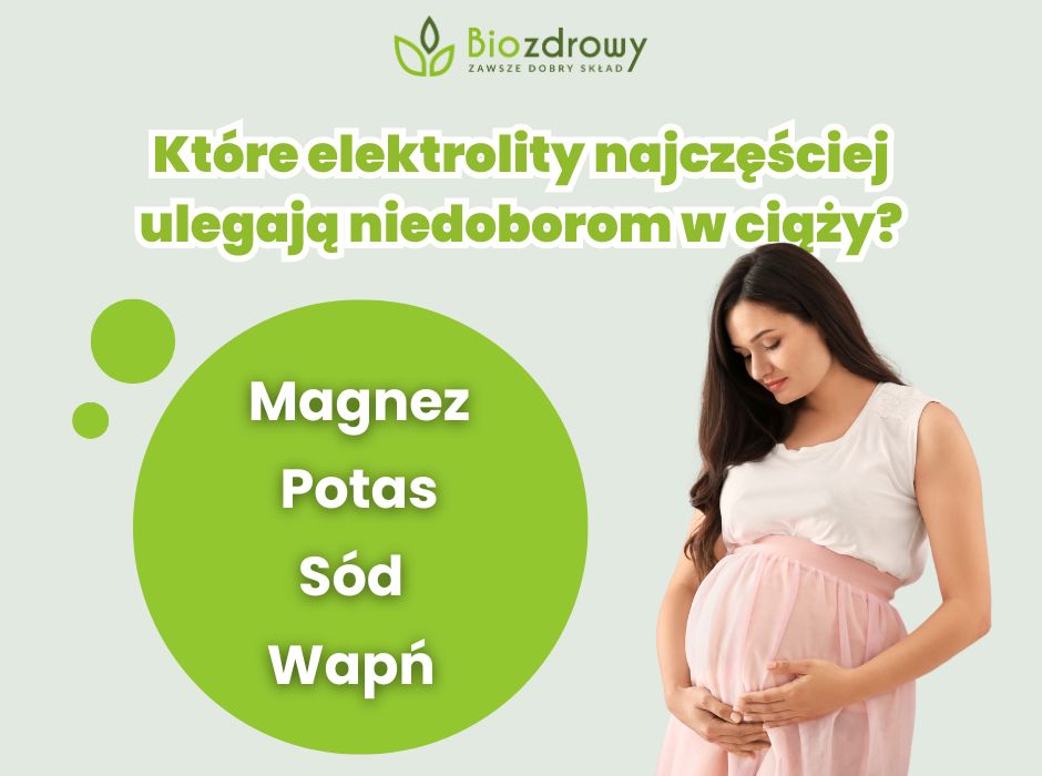 Najczęstsze niedobory elektrolitów w ciąży - infografika