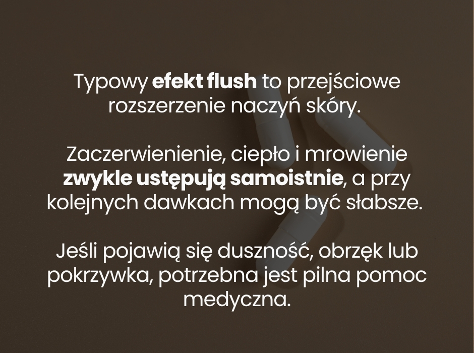 Efekt flush - infografika