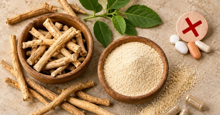 Ashwagandha – z czym nie łączyć i kiedy zaczyna działać? - obrazek wyróżniający