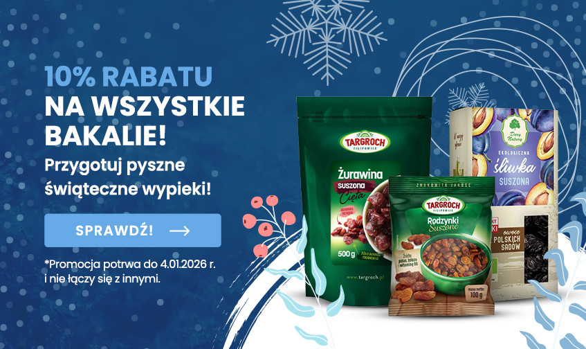 Pyszne bakalie i suszone owoce